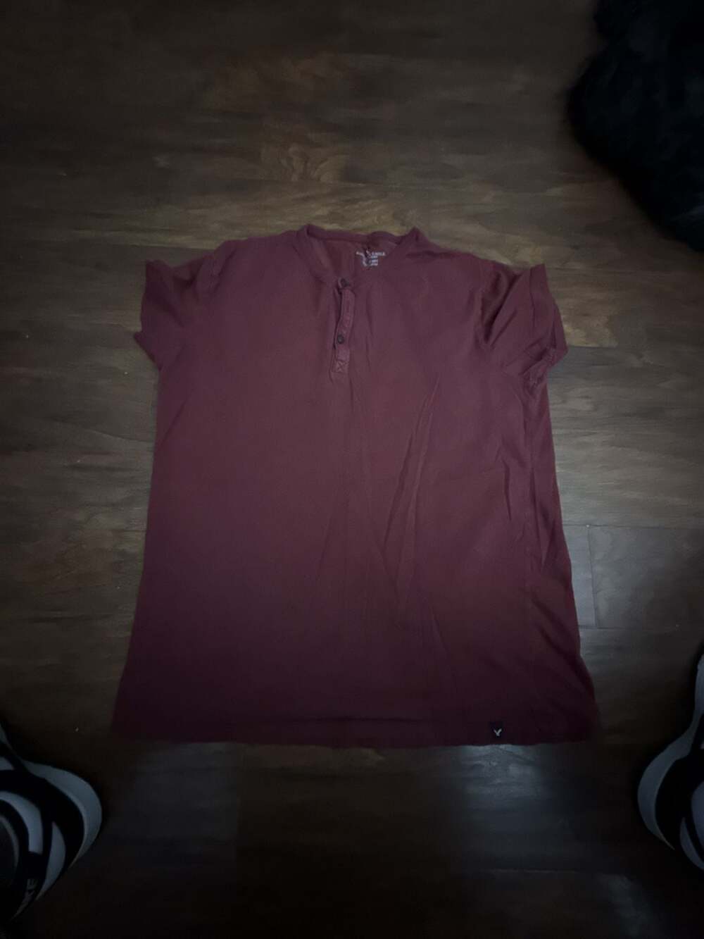 American Eagle Outfitters Men's Seriously Soft Pima Cotton Short sleeve henley
